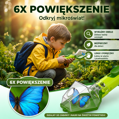 Owadzik - Z sześciokrotnym powiększeniem